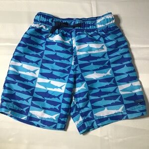 Speedo, Shark swim trunks, Boys Size XS